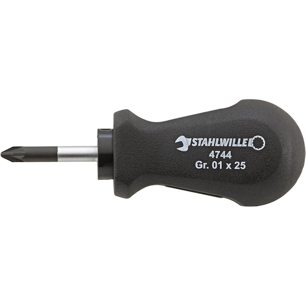 Cross-head screwdriver DRALL PZ Size1 blade length 25 mm